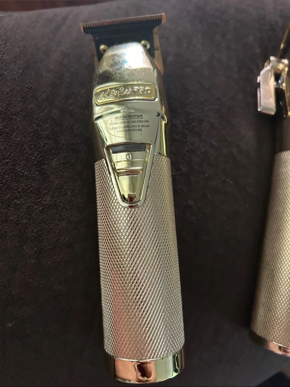 BaBylissPRO Gold Cordless Hair Clipper  and trimmer set - Gold Finish